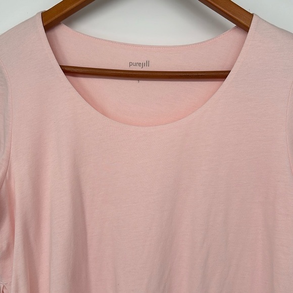 Pure Jill J. Jill Artistic Tee Pink 3/4 Sleeve Women's Size Small - Picture 2 of 11